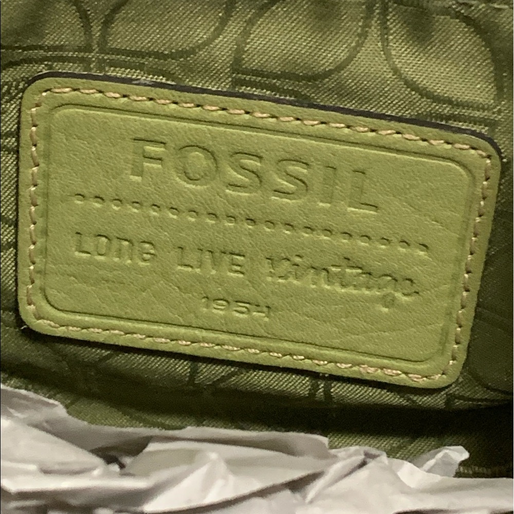 Fossil Long Live Vintage 1954 Green purse